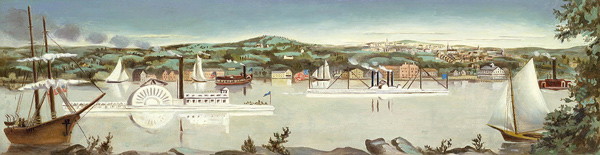Poughkeepsie 1840 mural