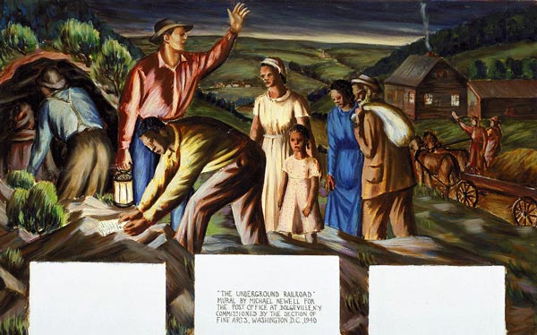 Underground Railroad mural