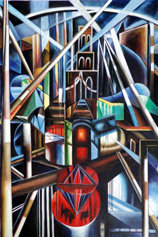 Joseph Stella Old Brooklyn Bridge